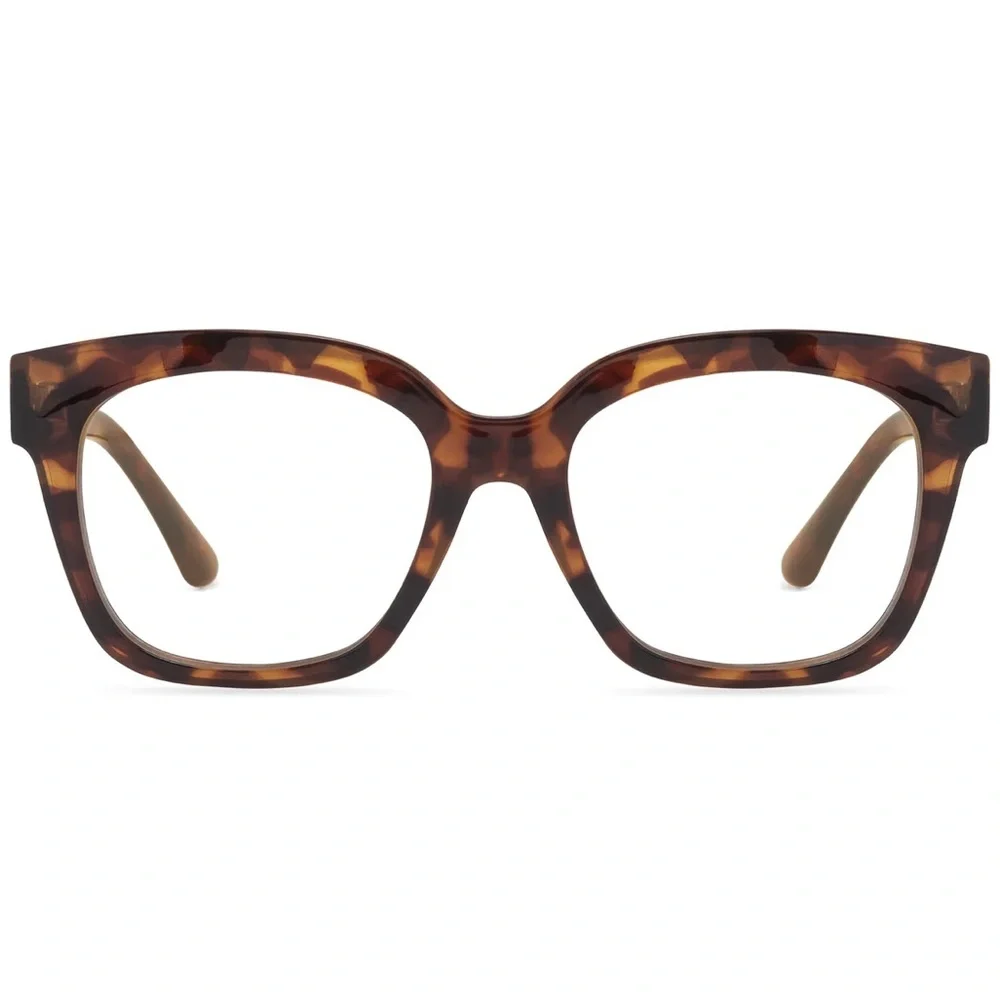 DIFF Women’s Health Bluelight Glasses Caramel Tortoise Frame Blue Light Lens NIB
